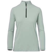 Hauts de base pour femmes équestres de qualité supérieure pour l'équitation, antibactériens, respirants, en tissu spandex/polyester, coupe ajustée