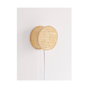 Nueva Lámpara de Pared LED de Ratán y Hierro Hecha a Mano, Estilo Vintage Tradicional, con Opciones Personalizables para Decoración de Paredes, Venta al Por Mayor - Product Image 4