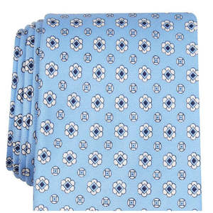 Cravatta Classica da Uomo in Seta Blu, 100% Lana Jacquard con Stampa a Pois e Design Paisley, Stile Casual, Taglia Regolare, Ideale per Regali - Product Image 2