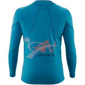 Logo personnalisé de haute qualité manches complètes surf MMA Bjj Compression Spandex chemises conception sublimée vente en gros Rash Guard - Product Image 5