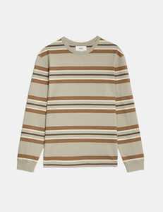 เสื้อยืดคอกลมแขนยาวผ้าฝ้ายพรีเมียมสำหรับผู้ชาย แบรนด์ส่วนตัว รับทำโลโก้ตามสั่ง OEM ODM MOQ ต่ำ - Product Image 3