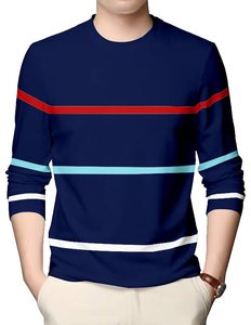 Top Selling High Quality <b>Yarn</b> Dyed Short Sleeve T-shirt Custom Cotton <b>Polyester</b> Knitted Breathable Eco-Friendly Quick Dry Men's - Product Image 1