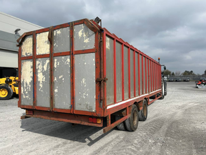 24ft Cattle <b>Trailer</b> Agricultural <b>Trailer</b> Heavy Load Hydraulic Sprung Drawbar Dividing gate Road Lights Slurry Hydraulic Brakes - Product Image 4