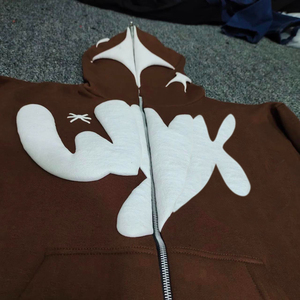 Sweat à capuche imprimé bouffant pour hommes taille personnalisée nouvel arrivage 100% coton brodé Technics hommes femmes tarif de gros - Product Image 4