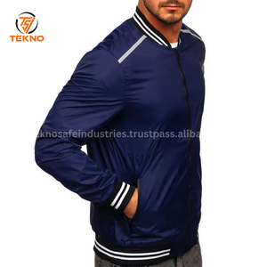 Chaquetas de bombardero transpirables de manga larga para hombres más vendidos para adultos Material de poliéster de nailon de invierno con bolsillos Servicio OEM - Product Image 3