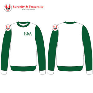 Sudadera bordada personalizada Iota Phi Lambda Sorority, jersey de peso pesado de alta calidad, hombro caído de Terry francés - Product Image 4