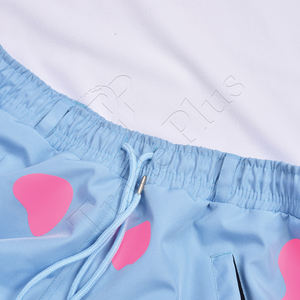 2025 New Design Sky Blue Waterproof Windproof Snow Pants With Allover <b>Pink</b> <b>Vinyl</b> Print Warm Lining Elastic Waist And Air Vents - Product Image 4