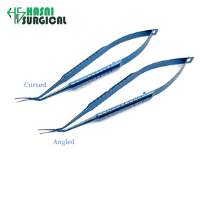 Pinzas de Capsulorrexis, Instrumento Oftálmico, 1.8 mm, Anguladas, de Acero Inoxidable, Manuales, Certificadas por la CE, Pinzas de Microscopía para Rasgar - Product Image 4