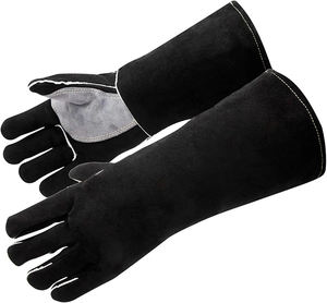 High Quality Cowhide Leather Welding <b>Gloves</b> <b>Wool</b> Liner Heat Resistant Molten Metal Splash Protection Winter Waterproof Pakistan - Product Image 4
