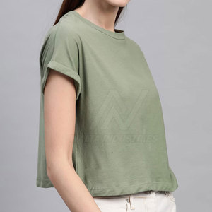 Camiseta Corta de Moda para Mujer, Perfecta para Días Casuales, Material Ligero y Elástico con un Estilo Moderno - Product Image 4