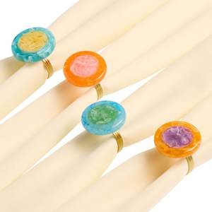 Anillo de Servilleta de Resina de Gran Calidad a un Precio Razonable, Arreglos de Mesa Modernos con Acabado Elegante y Decoración Reutilizable - Product Image 5