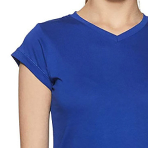 เสื้อยืดถักผ้าคอตตอนขนาดใหญ่สำหรับผู้หญิงพิมพ์ฉลากตามสั่ง - Product Image 4