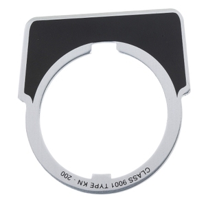 Per SCHNEIDER ELECTRIC 9001KN200 Kit Moduli Elettronici 30mm Alluminio Nero Lettere Argento 40x43mm Harmony 9001K 9001SK Vuoto - Product Image 1