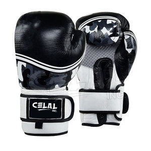 Gants de boxe thaïlandais d'origine en cuir 100% robuste, Logo personnalisé, gants de boxe professionnels en cuir Pu - Product Image 1