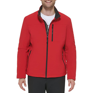 Veste softshell d'hiver classique et confortable pour hommes, broderie personnalisée OEM, qualité supérieure, tendance de la mode - Product Image 1