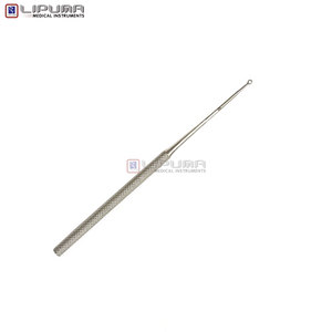 Curette auriculaire Buck, instrument chirurgical professionnel, outil ORL, taille 14,5 cm, acier inoxydable, précision, instruments médicaux pour le cérumen - Product Image 6