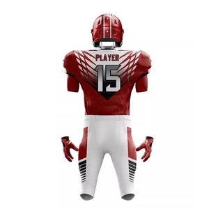 ชุดเสื้อเจอร์ซีย์ฟุตบอลอเมริกันพิมพ์ซับลิเมชันดีไซน์แบบกำหนดเองพร้อมผ้าซับเหงื่อสำหรับสั่งซื้อจำนวนมาก - Product Image 4