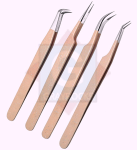 Pince à épiler en acier inoxydable de qualité supérieure extensions de cils de marque privée volume pince à épiler vente en gros - Product Image 3