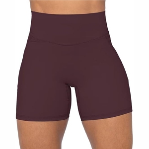 Nuevo 2025 pantalones cortos deportivos de alta elasticidad, sin costuras, cintura alta, cintura baja, gimnasio corto Fitness - Product Image 1