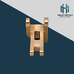 Durable Brass Linkage <b>Bracket</b> VMC Machined Precision Connector Arm with Threaded Mounting Points for Machinery and OEM Assembly - Product Image 2