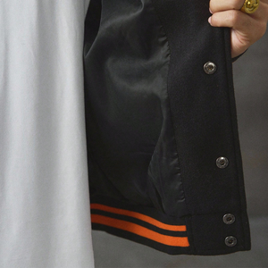 Parches de chenilla personalizados de alta calidad y chaqueta de béisbol de uniforme escolar americano de invierno a la moda bordada chaquetas de invierno para hombres - Product Image 6