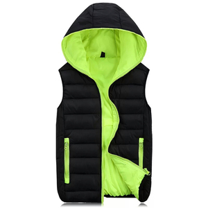 Conception Offre Spéciale vers le bas gilet Logo personnalisé sans manches Sport d'hiver hommes hiver vers le bas pas cher gilet grande taille gilets - Product Image 1