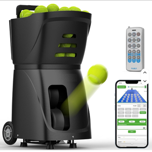 Machine à balles de tennis professionnelle en promotion, équipement d'entraînement de tir de balles de tennis extérieur avec contrôle par application, disponible en gros - Product Image 4