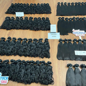 Top extension de cheveux vierges bruts trame de cheveux humains naturels droits et ondulés extension de cheveux vietnamiens - Product Image 3