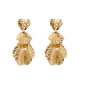 Pendientes de aro con corte de diamante de moda para mujer, de uso diario, de comercio exterior, de Alabama, 2024, los últimos modelos, gruesos, premium, multicolor. - Product Image 4