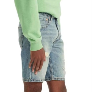 High Demand <b>Men</b> Denim Shorts Custom Streetwear Summer Casual <b>Jeans</b> Shorts Bulk Wholesale for Brands 2025 - Product Image 2