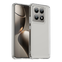 Coque de téléphone portable souple antichoc en TPU avec boutons électroplaqués, protection intégrale, couleur unie, pour iPhone 14 13