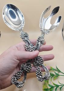 Ensemble artistique de serveurs à salade en acier inoxydable pour la vaisselle de cuisine Hôtel Salle à manger et restaurant Utiliser des articles ménagers de luxe - Product Image 6