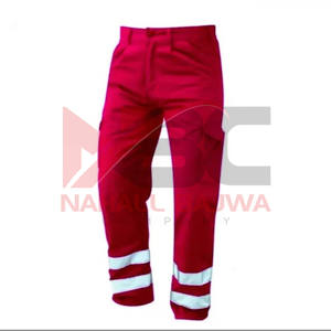 Pantalon de pluie noir Pantalon de pluie de sécurité haute visibilité Vêtements de travail réfléchissants Pantalon imperméable. - Product Image 4