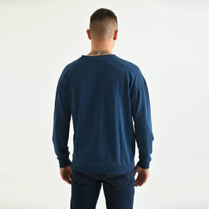 Sweat-shirt pour homme de marque de créateur, en coton mélangé, molleton, surdimensionné, ample, épaules tombantes, décontracté, pull, OEM, étiquette privée - Product Image 6