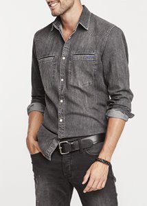 Top Selling Women's Denim <b>Shirt</b> Casual Summer Long Sleeve <b>Men's</b> Jeans <b>Shirt</b> 2023 - Product Image 3