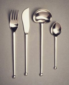 Polished <b>Silver</b> Cutlery <b>Set</b> for Elegant Meals Durable Stainless Steel Flatware for Homes Hotels Cafes for Coffee & <b>Tea</b> Hotels - Product Image 1