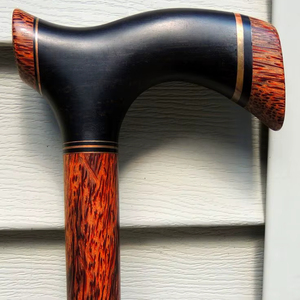 DIFFERENT Price Adjustable Wooden Cane with Multiple Knots Strong Wooden <b>Walking</b> <b>Stick</b> for Elders by Standard International - Product Image 5