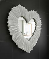 Miroirs en verre faits à la main avec cadre en bois, LED modernes personnalisables, montage mural, décoration haut de gamme pour mariage, fête, Ramadan, Pâques, naturel