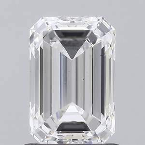 Diamante cultivado en laboratorio de corte esmeralda de 1,54 quilates de alta calidad E VS1 IGI certificado CVD Tipo 2 piedra de corte excelente para diseños de anillos Premium - Product Image 1