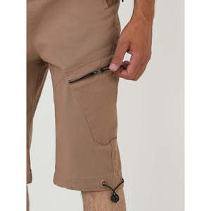 ROBIJN <b>High</b> Street Fashion Shorts Unique Regular Short Look Elastic Waist Closure XXS/<b>Knee</b> Length Canvas Polyester Fabric Logos - Product Image 4