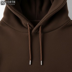 Premium Men's 350 Gsm <b>Oversized</b> <b>Fleece</b> <b>Hoodie</b> Washed Plain Boxy Winter Cotton Design Embroidered Logo Sweatshirt Sweater hoodies - Product Image 3