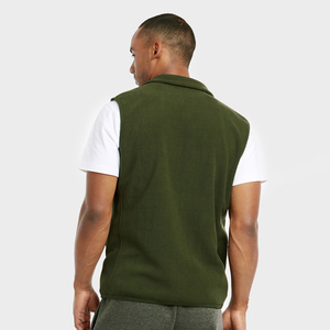 Fabricant OEM gilet polaire mode hommes avec tenue décontractée gilet avec étiquettes de logo de conception personnalisée avec gilets en polaire à bas prix - Product Image 6