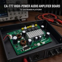 Carte d'amplificateur de puissance stéréo numérique de classe D 2x100W 12-24V pour système audio domestique, vente en gros, fabricant OEM, assemblage de haut-parleurs