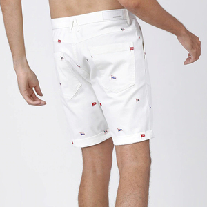 Pantalones Cortos Casuales para Hombre, con Logotipo Personalizado, de Secado Rápido, Transpirables, Elásticos, con Diseño Sólido, Estilo Urbano, Tela de Lana Peinada - Product Image 3