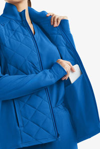 Veste de travail médicale en coton mélangé à séchage rapide, technologie d'évacuation de l'humidité, respirante, confortable, conception de logo personnalisée, utilisation hospitalière - Product Image 5