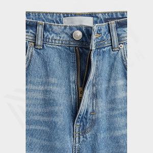 Jeans en denim pour homme, lavage à l'acide, couleur personnalisée, coupe slim, logos personnalisés, effet usé, grande taille, pantalon de style haut de gamme, vente en gros, coton durable - Product Image 4