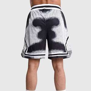 Shorts de basket imprimés en gros pour hommes, shorts de sport pour hommes, shorts de rue pour couples, pantalons de musculation pour hommes - Product Image 2