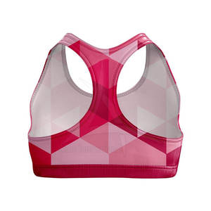 Sujetador Deportivo Sublimado para Mujer, para Gimnasio y Yoga, Ligero, con Impresión de Logotipo Personalizado, Alta Calidad, Transpirable, de Spandex/Nailon, Soporte Ligero - Product Image 2