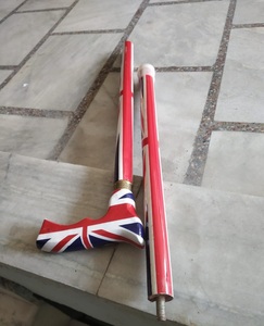 Calvin Handicrafts Bastones clásicos Bastón floral plegable ajustable Bastón-Multicolor oscuro CHWKS36199 - Product Image 3