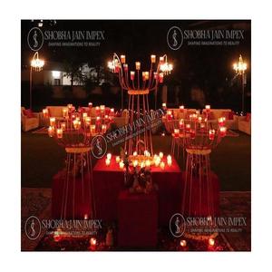 Candelero redondo para bodas, decoración elegante para ocasiones especiales - Product Image 1